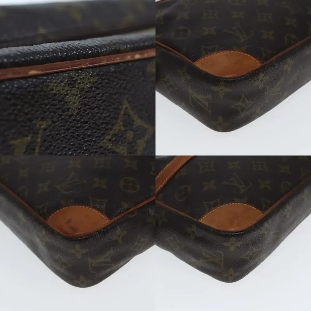 Louis Vuitton Monogram Compiegne 28 Clutch Bag Brown